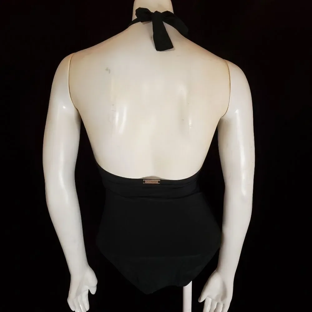 Michael Kors Black One Piece Swimsuit (4)